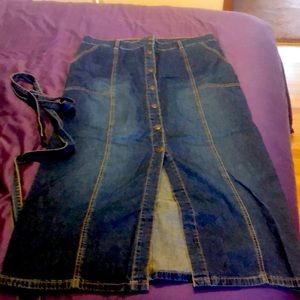 Old navy jean skirt size 14